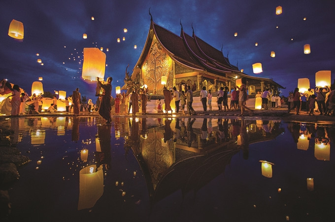 Une pagode (Thaïlande)