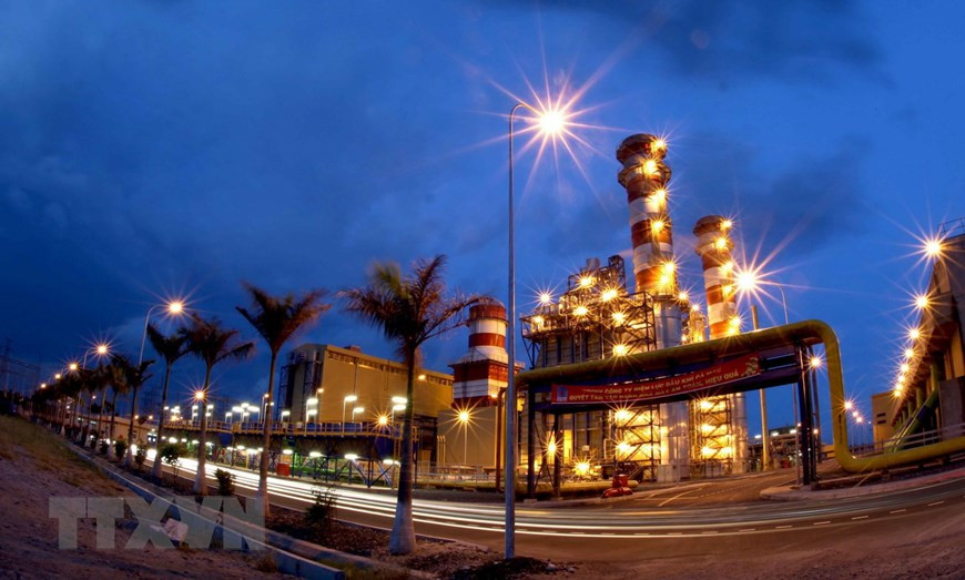 Les centrales Ca Mau 1 et Ca Mau 2. Photo: Quang Nhut/VNA