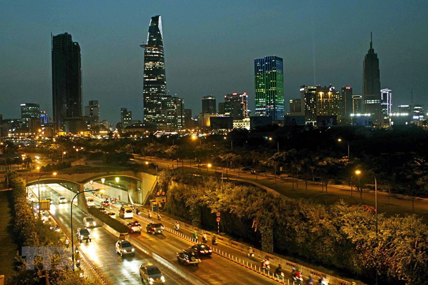 Le tunnel de Thu Thiem. Photo: Trang Duong/VNA