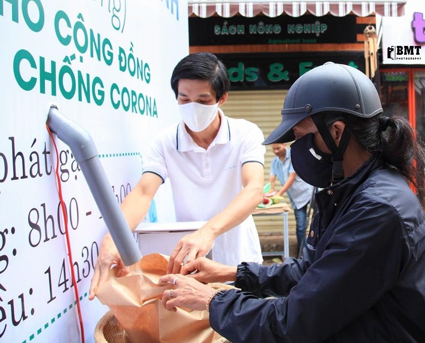 Un "ATM riz" installé à la province de Dak Lak (Hauts-Plateaux du Centre). Photo: VNA