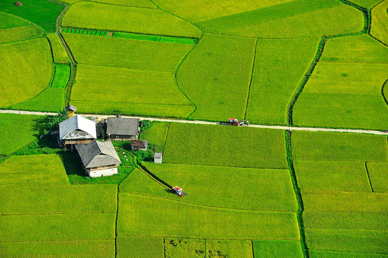 Les ethnies Kinh, Nung, Dao et Tay y vivent dans leurs maisons sur pilotis traditionnelles, qui contribuent à créer un Bac Son rustique et paisible.