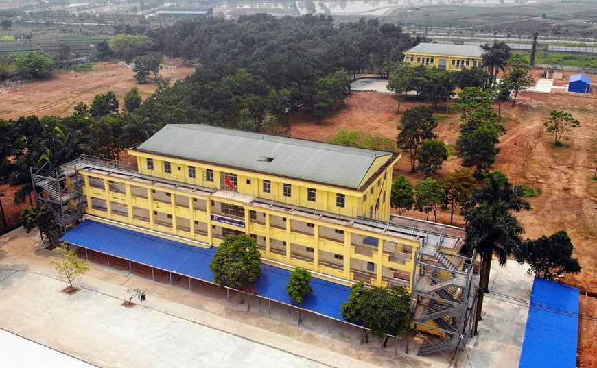  La zone de consultation et de traitement de l’hôpital.