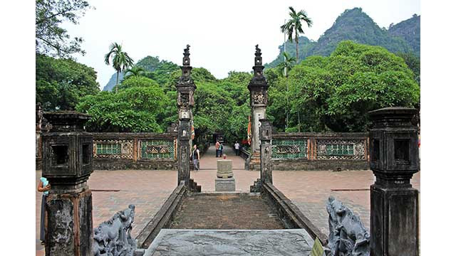 Le temple dédié au culte des Rois Dinh à l’ancienne capitale de Hoa Lu. C'est un des sites préférés des touristes internationaux visitant Hoa Lu. Photo : Aitor Caminero.