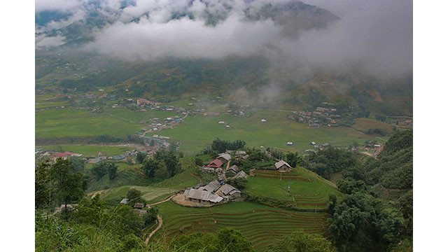 Depuis de nombreuses années, les rizières en terrasses sont devenues un symbole du tourisme de Sapa ainsi que de Ta Van et de Lao Chai. Au début de l'été (juin-juillet), la vallée est recouverte de la verdure vibrante. À la fin de l'été (août-septembre), la couleur verte devient progressivement jaune, ce qui en fait le meilleur moment de l'année pour admirer la beauté, un symbole de cet endroit.