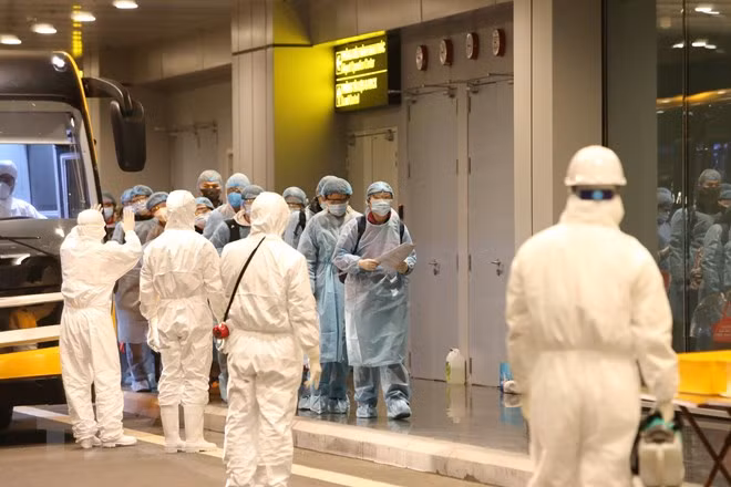 Les rapatriés seront isolés et placés sous surveillance médicale conformément aux règles en vigueur.