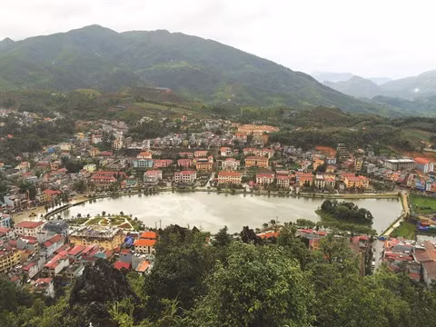 De Hàm Rông, on a la meilleure vue panoramique de Sa Pa.