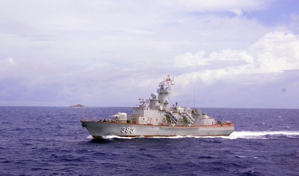 Un des navires de la brigade 167. Photo: VNA