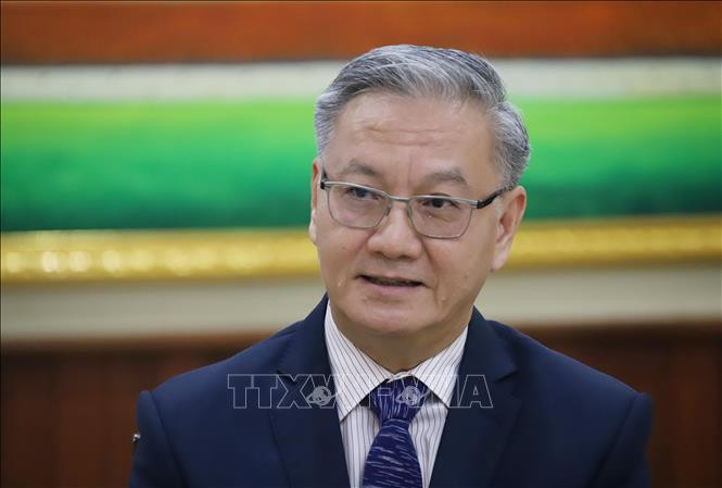 Le président de la Commission des relations extérieuses du Comité central du Parti popupulaire révolutionnaire lao (PPRL) Thongsavanh Phomvihane. Photo : VNA
