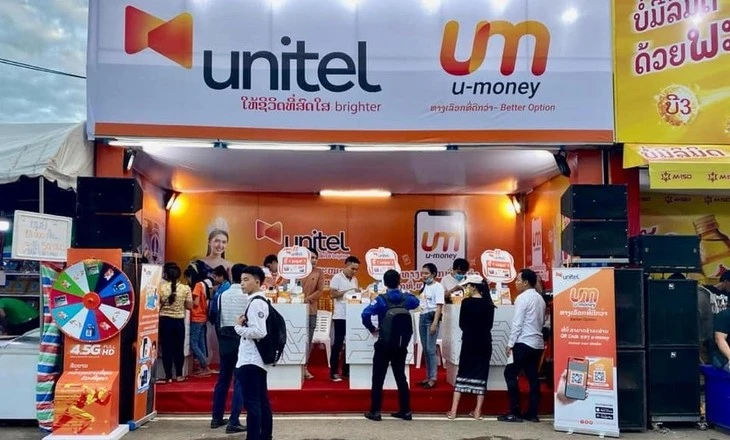 Unitel - La filiale de Viettel Global au Laos a enregistré un taux de croissance de 32% au deuxième trimestre 2023. Photo : laodongcongdoan.vn