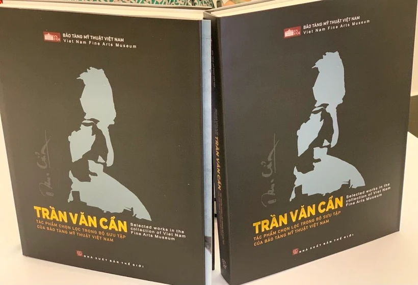 Le nouveau livre sur les œuvres de Trân Van Cân présenté au Musée des beaux-arts Vietnam.