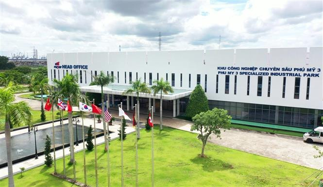 Le parc industriel spécialisé de Phu My 3 dans la province de Bà Ria - Vung Tau) enregistre un taux d'occupation élevé. Photo: VNA