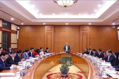 Panorama de la séance de travail. Photo: VNA