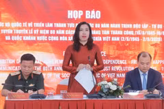 La vice-ministre des Affaires étrangères, Le Thi Thu Hang. Photo: VNA