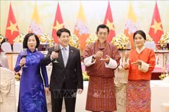 Actualité de la semaine : Le roi du pays du bonheur en visite au Vietnam
