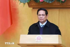 Le Premier ministre Pham Minh Chinh préside la première réunion de la Permanence du gouvernement après le Têt. Photo: VNA