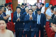 Le Premier ministre Pham Minh Chinh lors de l'événement. Photo: VNA