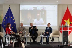 Débats lors du séminaire. Photo: VNA