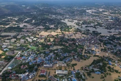 Inondation à Thai Nguyen. Photo: VNA