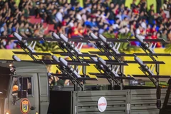 Trois modèles de drones modernes conçus et produits par Viettel. Photo : vietnamnet.vn