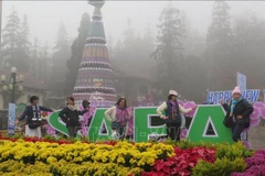 Visiteurs à Sa Pa, Lao Cai. Photo: VNA