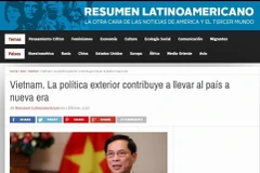 Le 1er février, le journal argentin Resumen Latinoamericano a publié un article mettant en avant la politique étrangère du Vietnam à l’occasion du 95ᵉ anniversaire de la fondation du Parti communiste du Vietnam (3 février 1930 - 3 février 2025). Photo: VNA