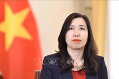 La vice-ministre des Affaires étrangères Le Thi Thu Hang. Photo: VNA