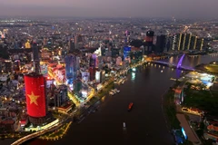 Le centre financier international de Ho Chi Minh-Ville est situé au bord de la rivière Saïgon. Photo: VNA