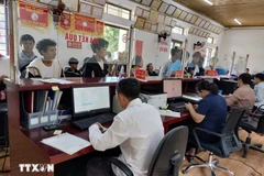 Centre de services administratifs de la commune de Tua Sin Chai, province de Lai Chau. Photo: VNA