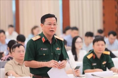 Le général Tong Van Thanh, directeur adjoint du Département de la sensibilisation et de l’entraînement, Département général de la politique de l’Armée populaire du Vietnam. Photo: VNA