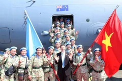 Casques bleus vietnamiens. Photo: VNA