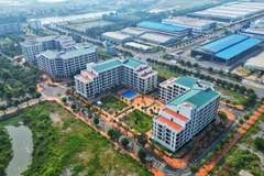 Projet de logements pour les travailleurs du parc industriel Dong Van 4, Photo: VNA