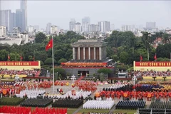 Panorama de la répétition générale. Photo: VNA