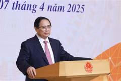 Le Premier ministre Pham Minh Chinh lors de l'événement. Photo: VNA