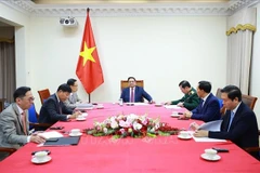 Le Premier ministre Pham Minh Chinh lors de son entretien avec son homologue malaisien.