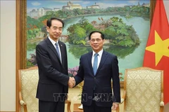 Le vice-Premier ministre Bui Thanh Son (à droite), et He Wei, ambassadeur de Chine au Vietnam. Photo: VNA