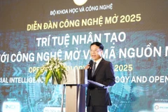 Le ministre des Sciences et des Technologies, Nguyen Manh Hung, lors du Forum. Photo: baochinhphu.vn