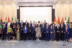 Célébration du 63e anniversaire de la Journée de l’Afrique à Hanoï. Photo: VNA
