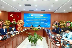 Séminaire international organisé par l’Institut de l’État et du Droit et la FNF à Hanoï. Photo: VNA