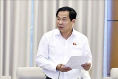 Lê Quang Manh vient d'être nommé au poste de vice-président permanent du Bureau de l’Assemblée nationale. Photo: VNA