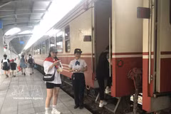 Une gare à Hai Phong. Photo: VNA