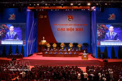 Ouverture du 13e Congrès national de l'Union de la jeunesse communiste Hô Chi Minh à Hanoï. Photo: VNA