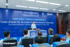 Conférence de presse sur la Semaine des affaires, de la finance et de la technologie de Da Nang 2026. Photo: VietnamPlus