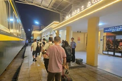 Jusqu’à fin juillet, le train international Vietnam – Chine a transporté près de 4.000 passagers. Photo: VNA
