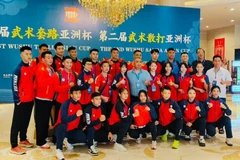 L'équipe vietnamienne de wushu a terminé à la troisième place du classement général de la Coupe d'Asie de Wushu 2025. Photo: thethaovanhoa.vn