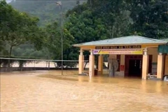 Inondations dans la province de Nghê An. Photo: VNA