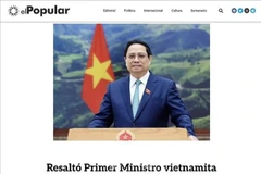 Le journal El Popular publie un article louant les réalisations socio-économiques du Vietnam en 2024. Photo: VNA