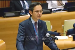 L'ambassadeur Do Hung Viet, chef de la Mission permanente du Vietnam auprès des Nations Unies, s'exprime au débat de haut niveau. Photo: VNA 