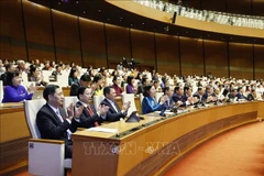 Une séance de travail de l'Assemblée nationale de la 15e législature. Photo: VNA