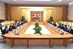 Panorama de la séance de travail. Photo: VNA