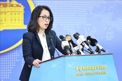 La porte-parole du ministère des Affaires étrangères, Pham Thu Hang. Photo: VNA